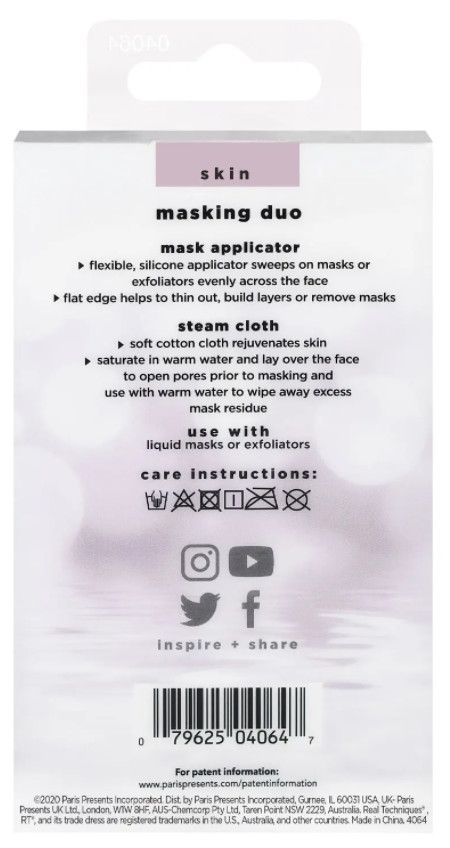 „Masking Duo“ veido kaukių užtepimo rinkinys Veido kaukės