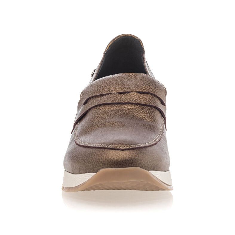 Mocasines/zapatos náuticos amarillos para mujer
