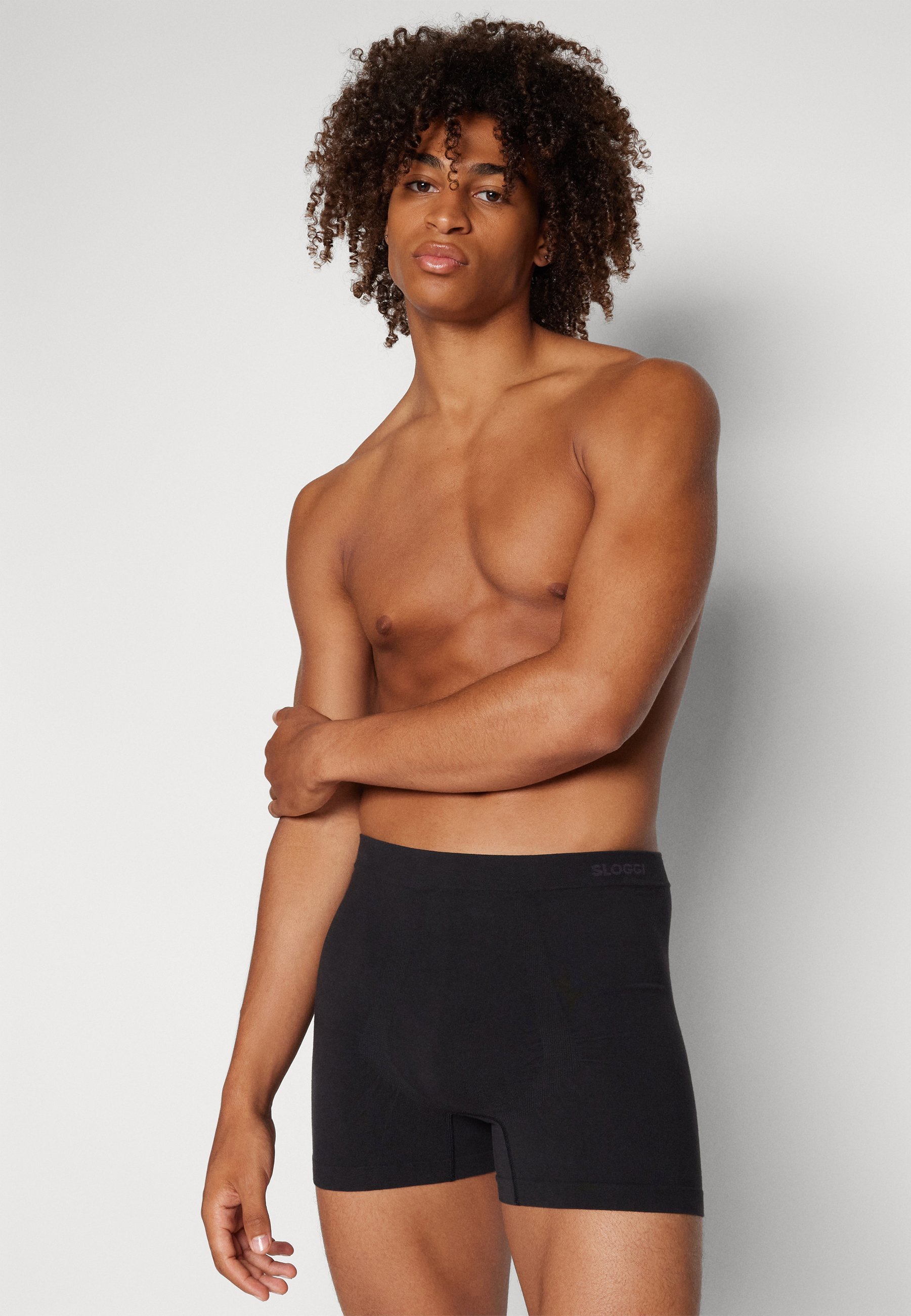Sloggi MEN GO SMOOTH SHORT 2 PACK - Badehosen - schwarz