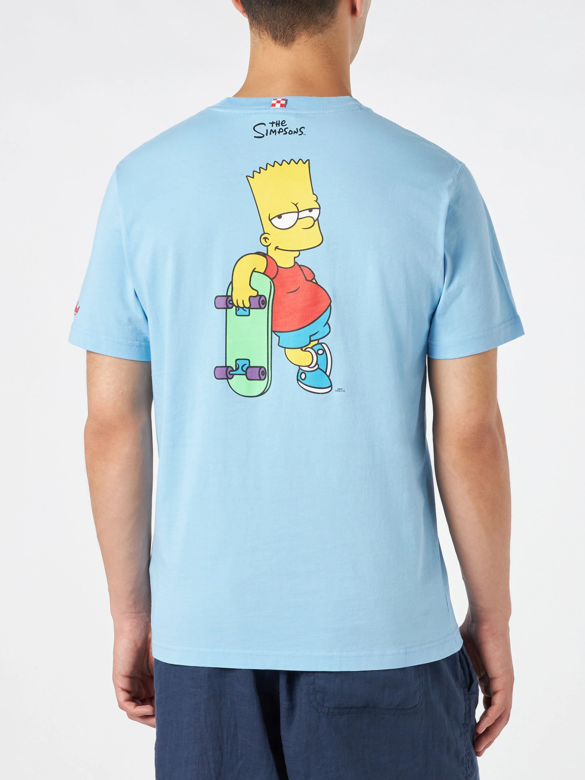 T-shirt da uomo in cotone con stampa Bart Simpson | EDIZIONE SPECIALE