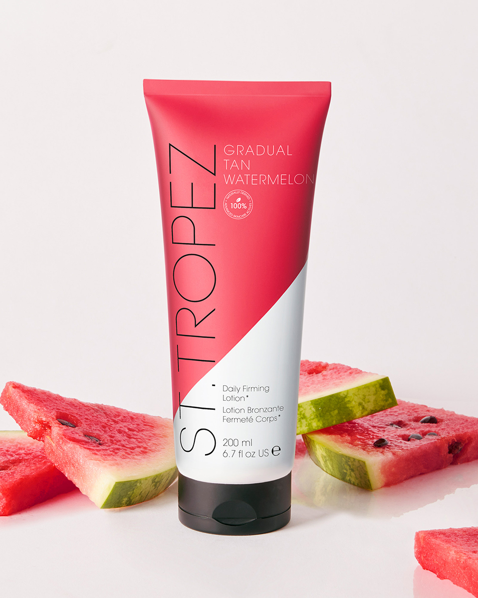 Lotion autobronzante raffermissante ST.TROPEZ à la pastèque