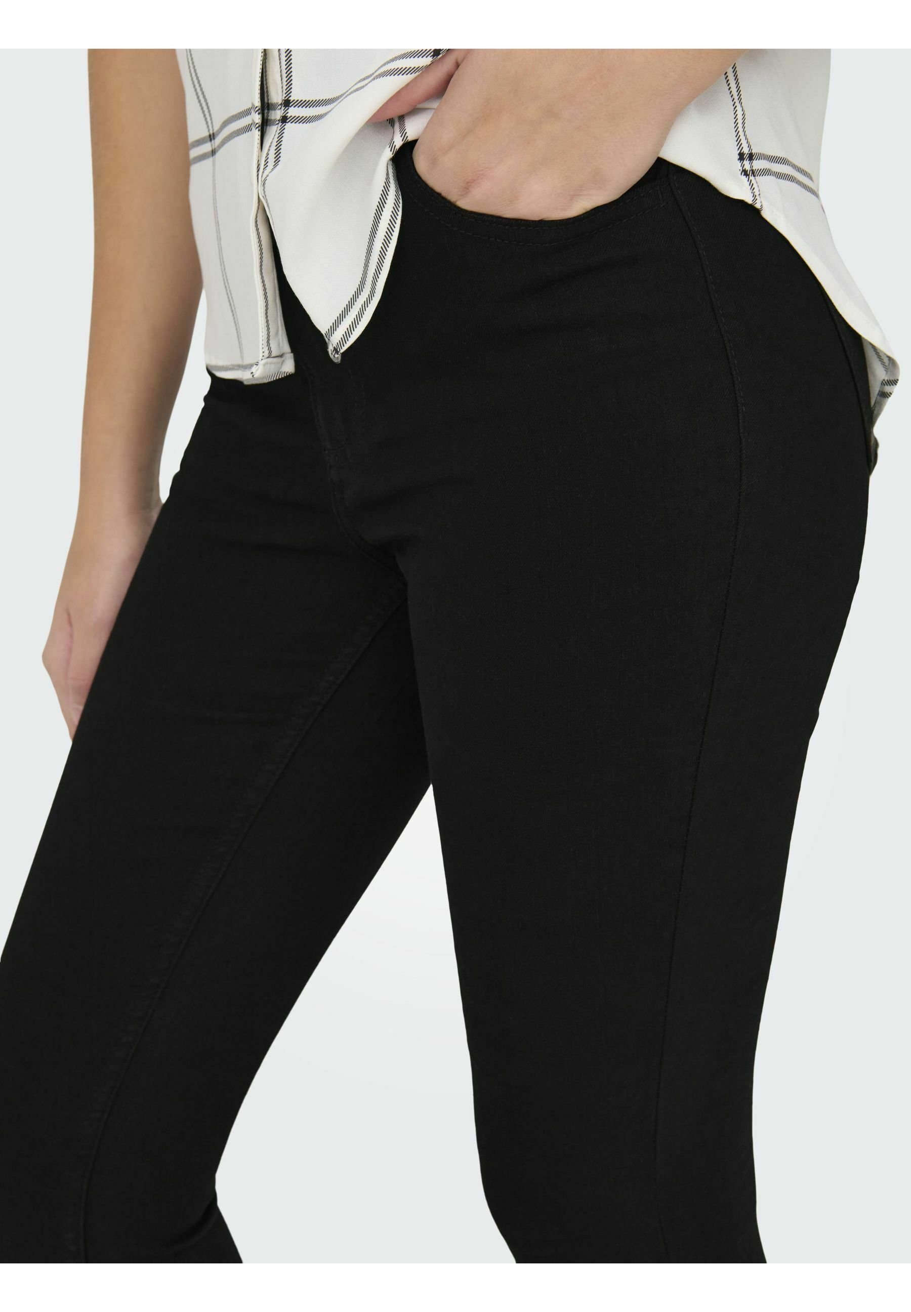 JDY MOON - Skinny Fit jeans - zwarte denim