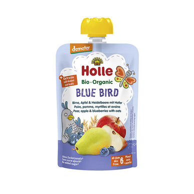 Holle tasakos püré körte/alma/áfonya/zab 6M 90 g 90 g
