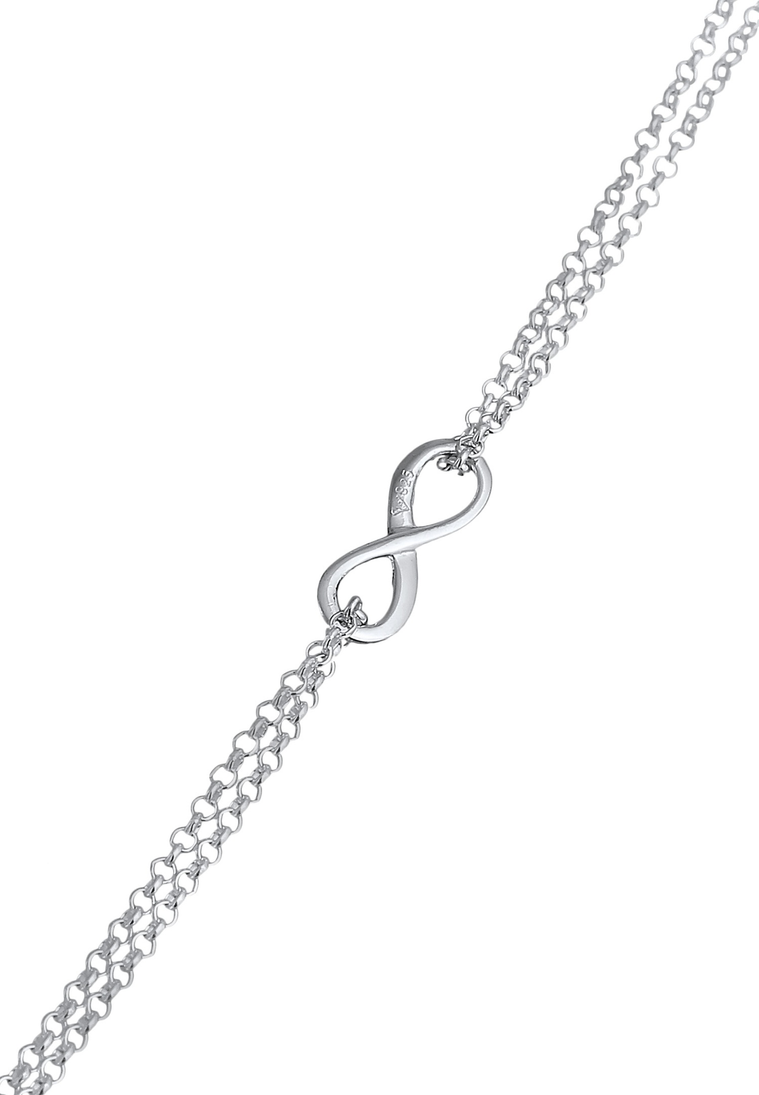 Elli Femmes Infinité Tendance Symbole en Argent Sterling 925