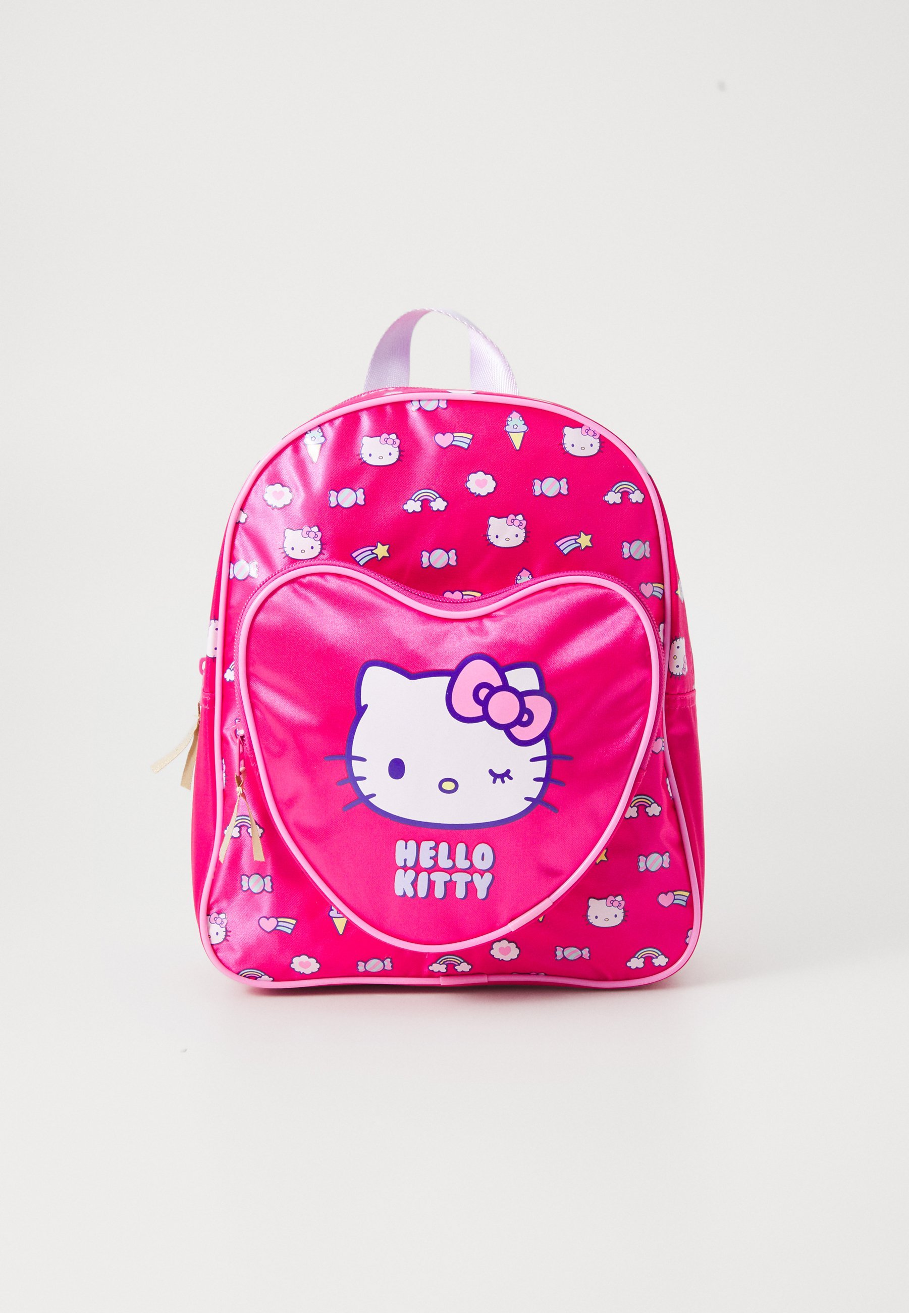Sac à dos Kidzroom Hello Kitty Follow the Rainbow Unisexe - Sac d'école - rose
