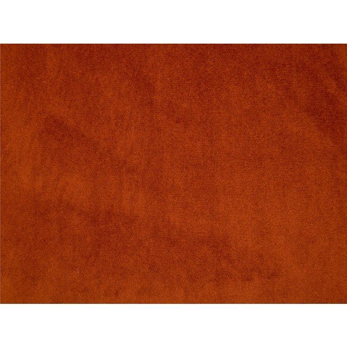 Chaise avec accoudoirs en velours et pieds bois de hêtre - Terracotta - ELEANA