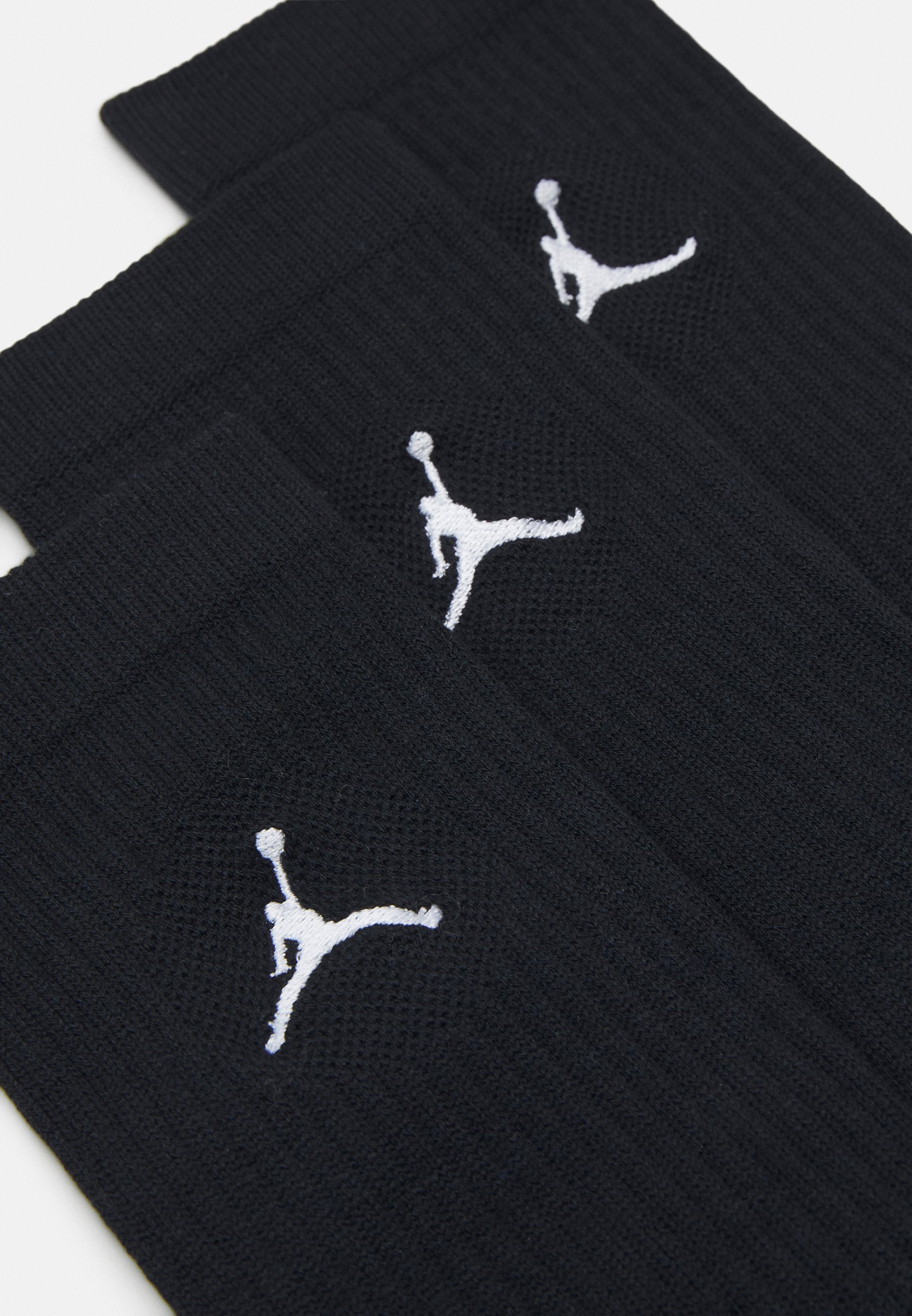 Jordan EVERYDAY CUSH CREW 3 PACK UNISEX - Skarpety sportowe - czarno-białe