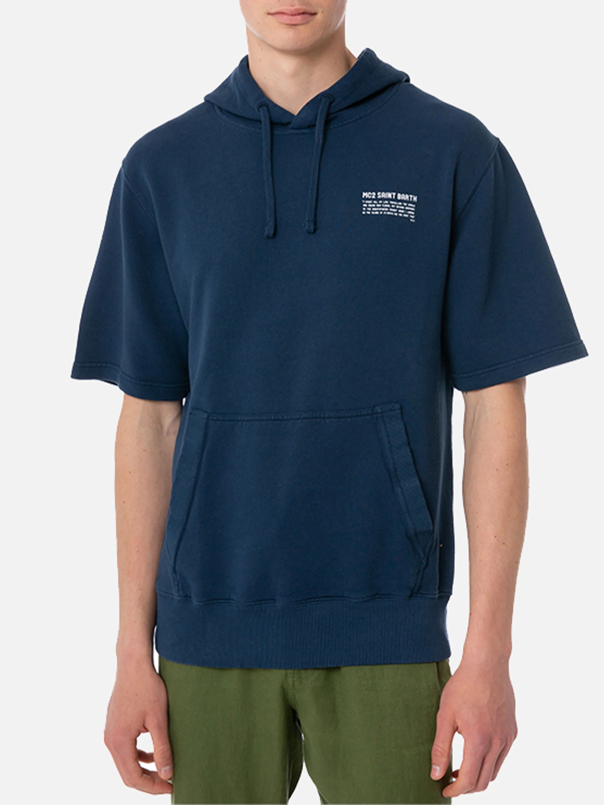 Sweatshirt met korte mouwen voor heren