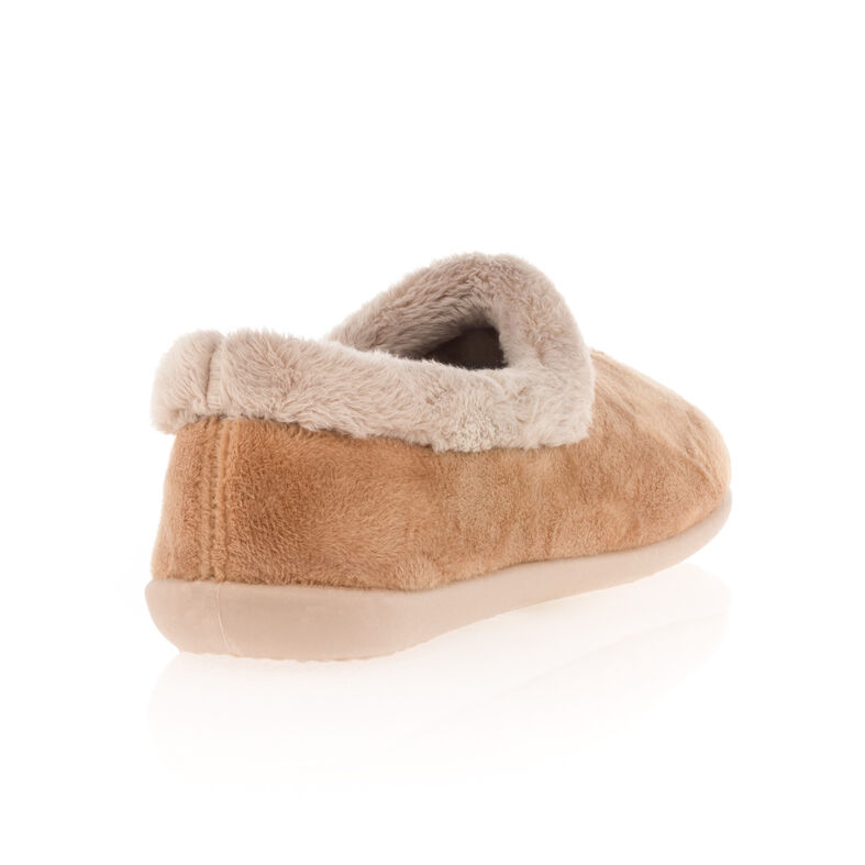 Pantuflas marrones para mujer