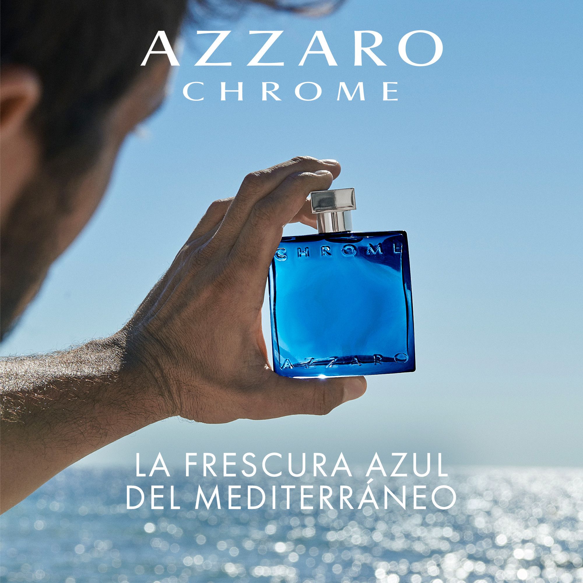 Chromuotas parfumuotas vanduo vyriški kvepalai