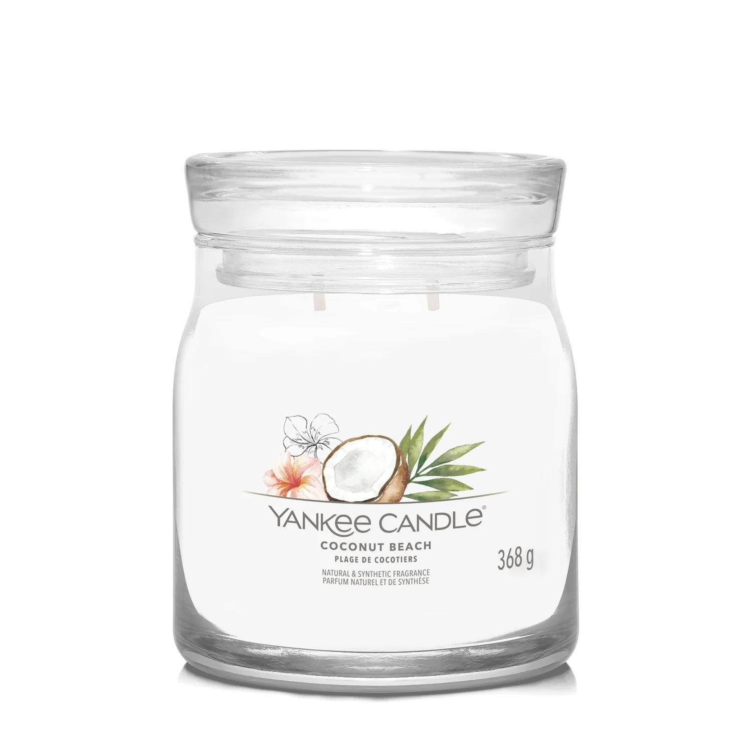 Signature Jar Candles Coconut Beach - Candela Profumata