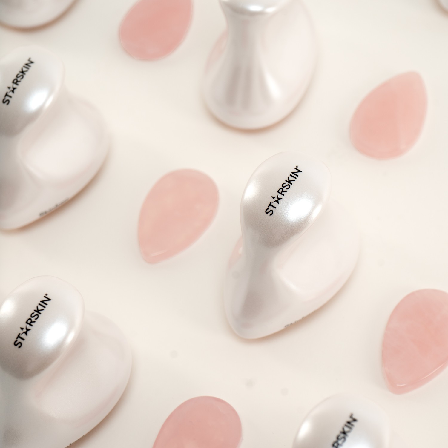 Masažer za obraz STARSKIN® Skin Iron Face Rose Quartz - Rose Quartz