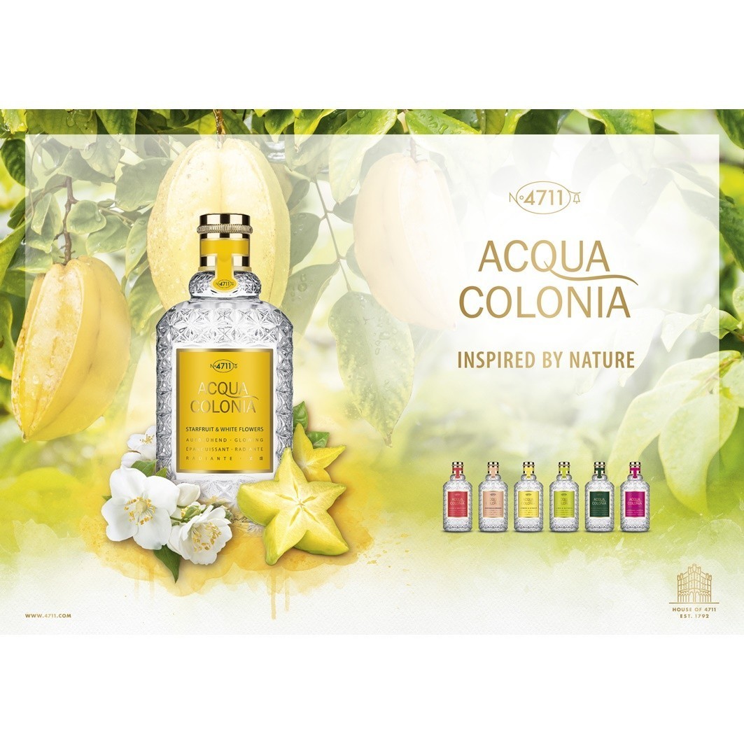 4711 Acqua Colonia Kolínska voda Hviezdice a biele kvety – 50 ml