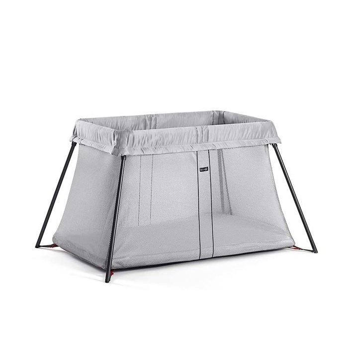 Lettino da viaggio - BABYBJORN - Leggero - Pieghevole - Comodo - Argento
