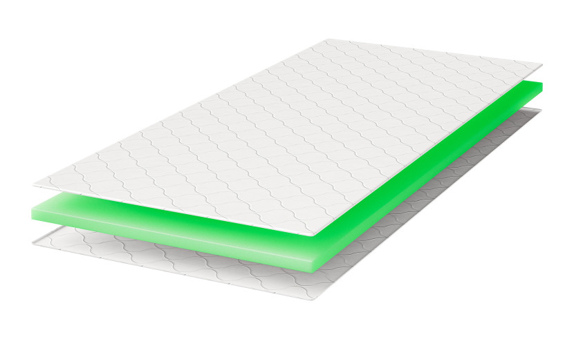Topper PUR 80x200 materac nawierzchniowy piankowy 5 cm | Twardość H3