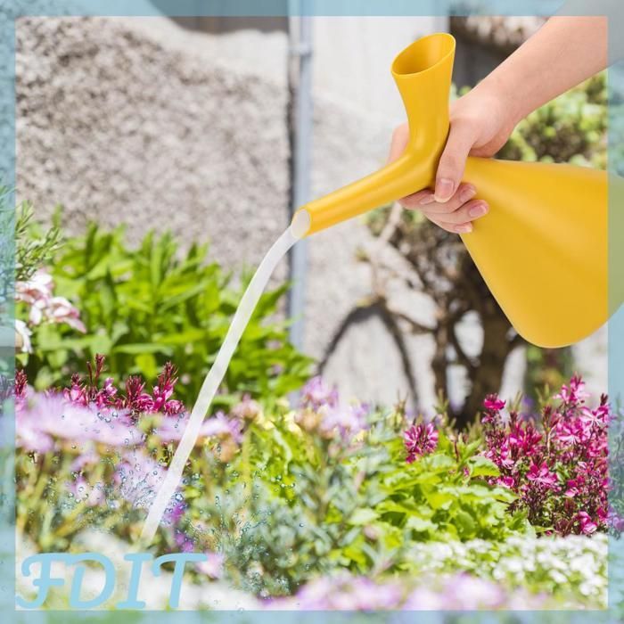 GOTOTOP arrosoirs en forme de V Arrosoirs créatifs en forme de V, 1,5 l, pour le jardinage domestique, arroseur, jardin outils