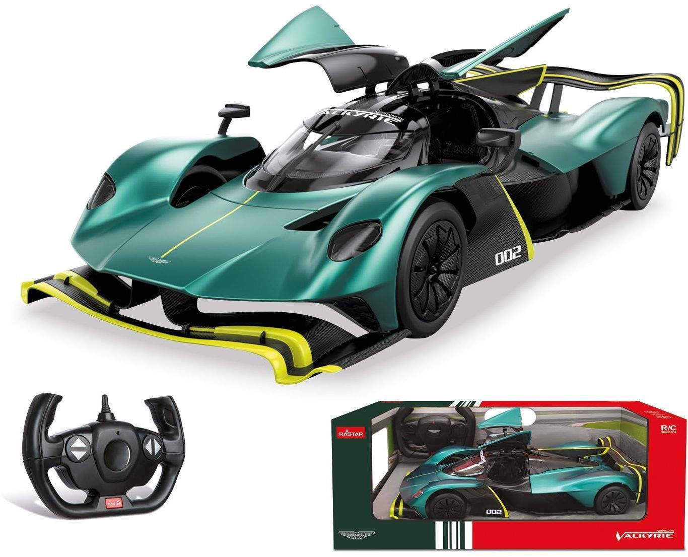 Kauko-ohjattava auto - MONDO MOTORS - Aston Martin Valkyrie AMR Pro RC - mittakaava 1:14
