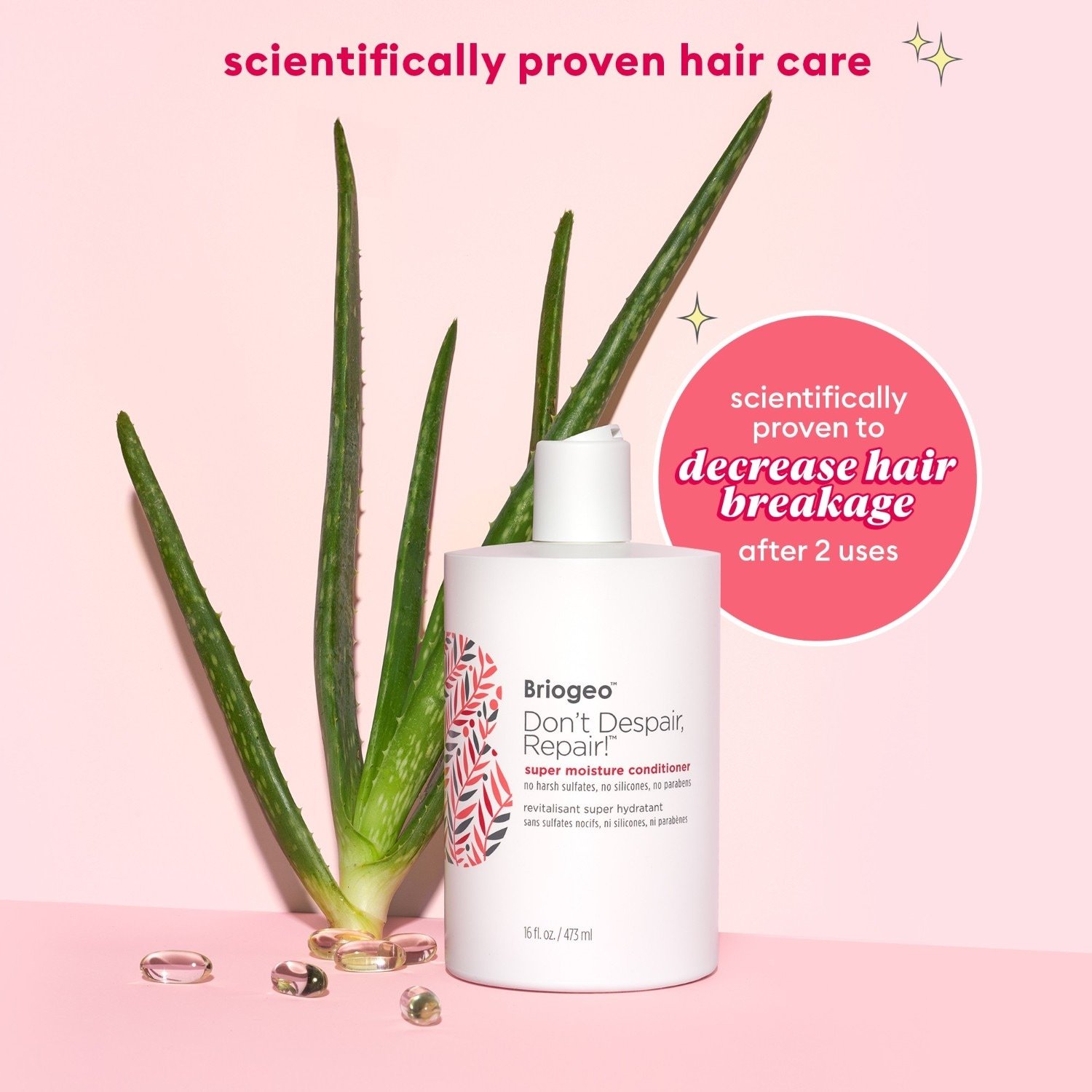 Briogeo Conditioner – Nekrītiet izmisumā, izlabojiet to!™ Super mitrinošais kondicionieris – 473 ml