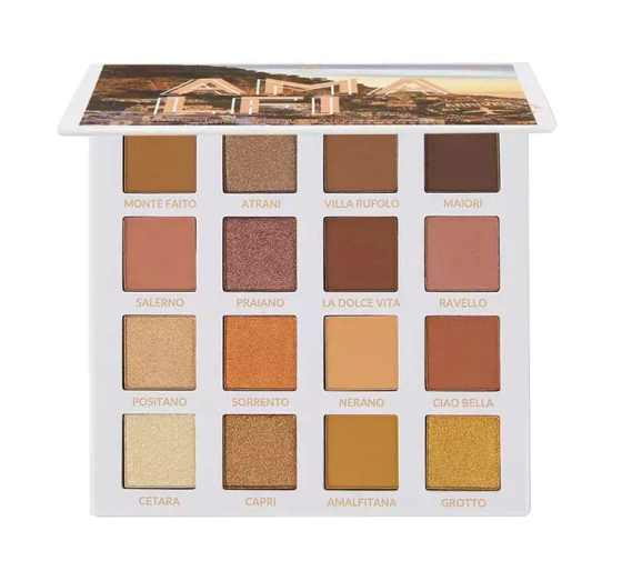Bh Cosmetics Travel paleta cieni do powiek Amore in Amalfi 16 g
