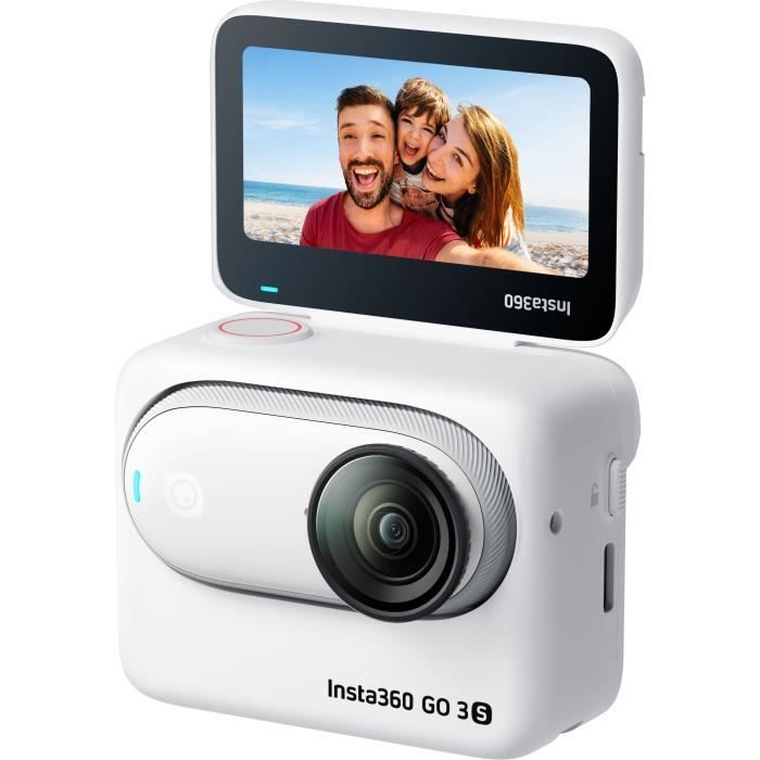Câmera de ação - INSTA360 - GO 3S - 128 GB - À prova d'água - 4K
