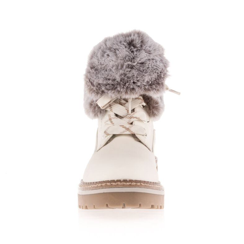 Weiße Damenstiefel / Stiefeletten