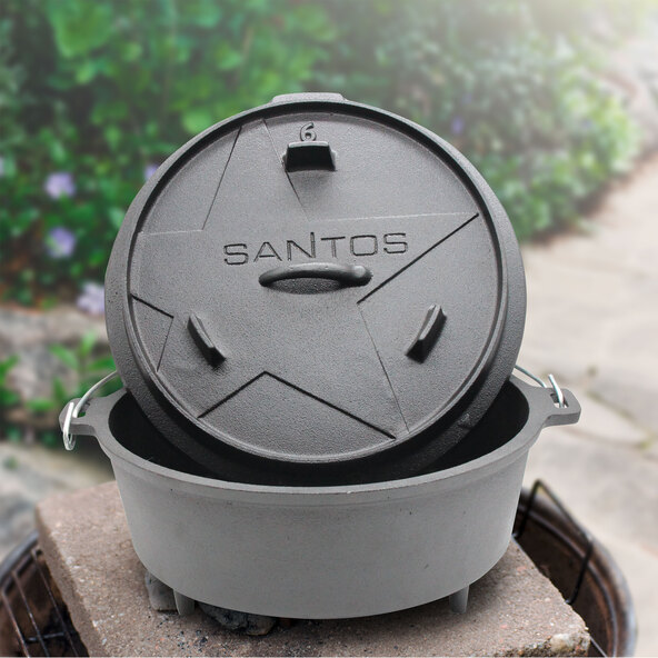 Dutch Oven, mit Füßen, 5,7 l