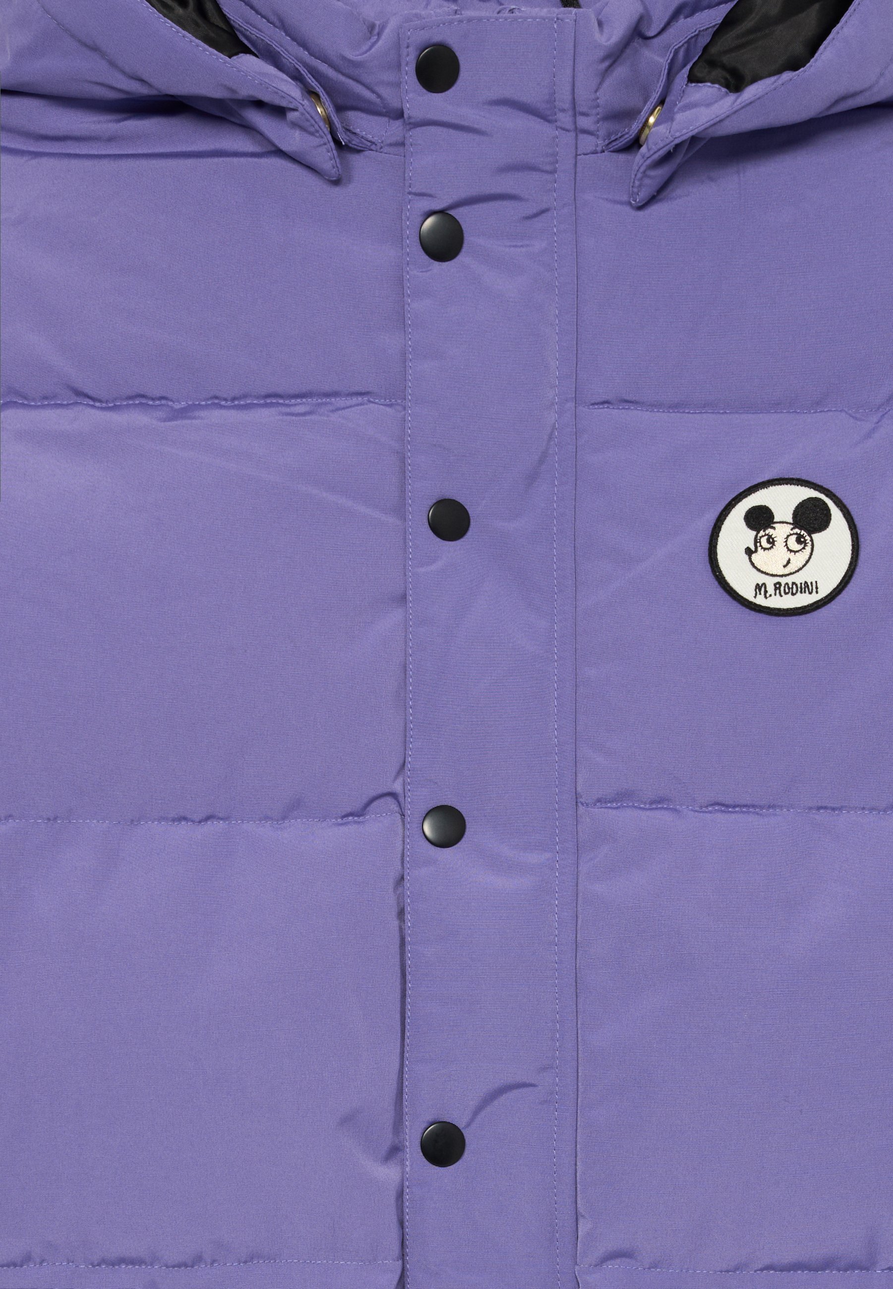 Jaqueta de inverno unissex Mini Rodini RITZRATZ PATCH - roxa