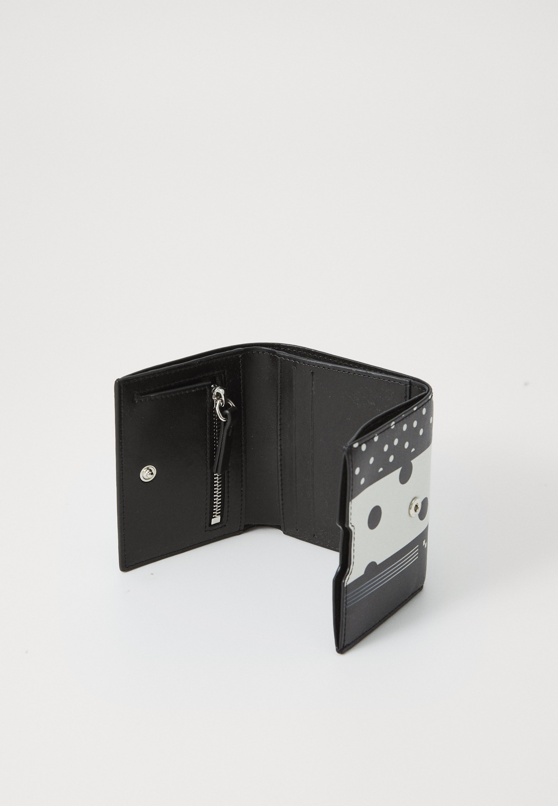 MM6 Maison Margiela TRIFOLD WALLET UNISEX - Portemonnee - wit/zwart