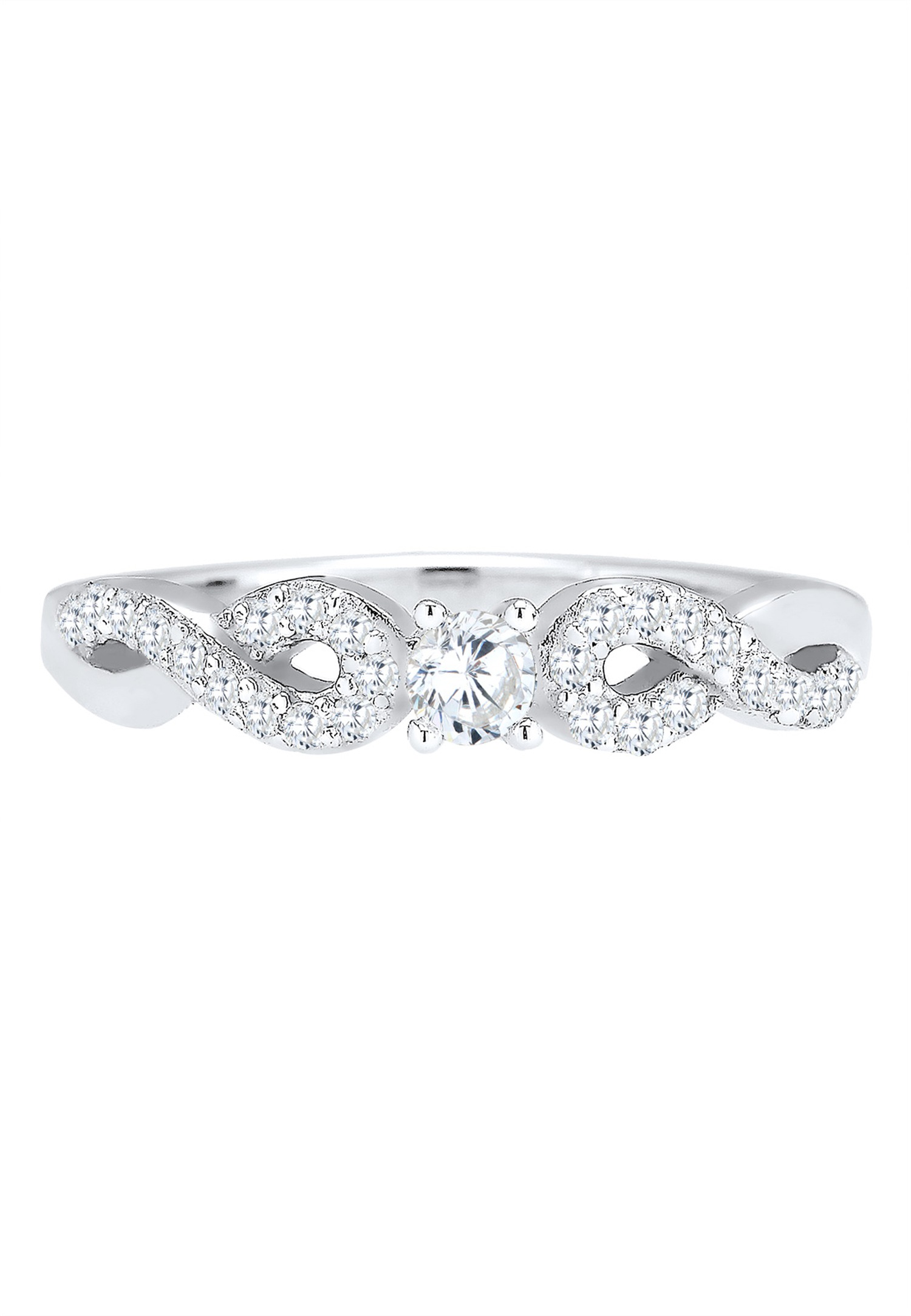 Elli Femmes l'infini avec cristaux de zirconium en argent sterling 925