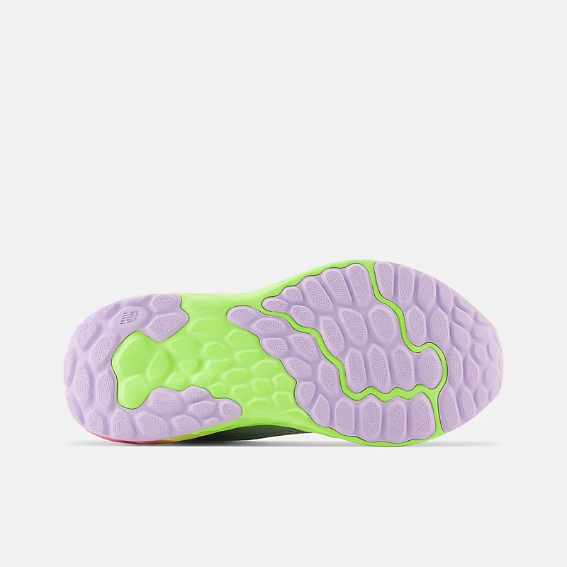 Dětská pěna Child Fresh Foam Arishi v4 - Zářivý hliník s kybernetickou šeříkovou a neonově růžovou