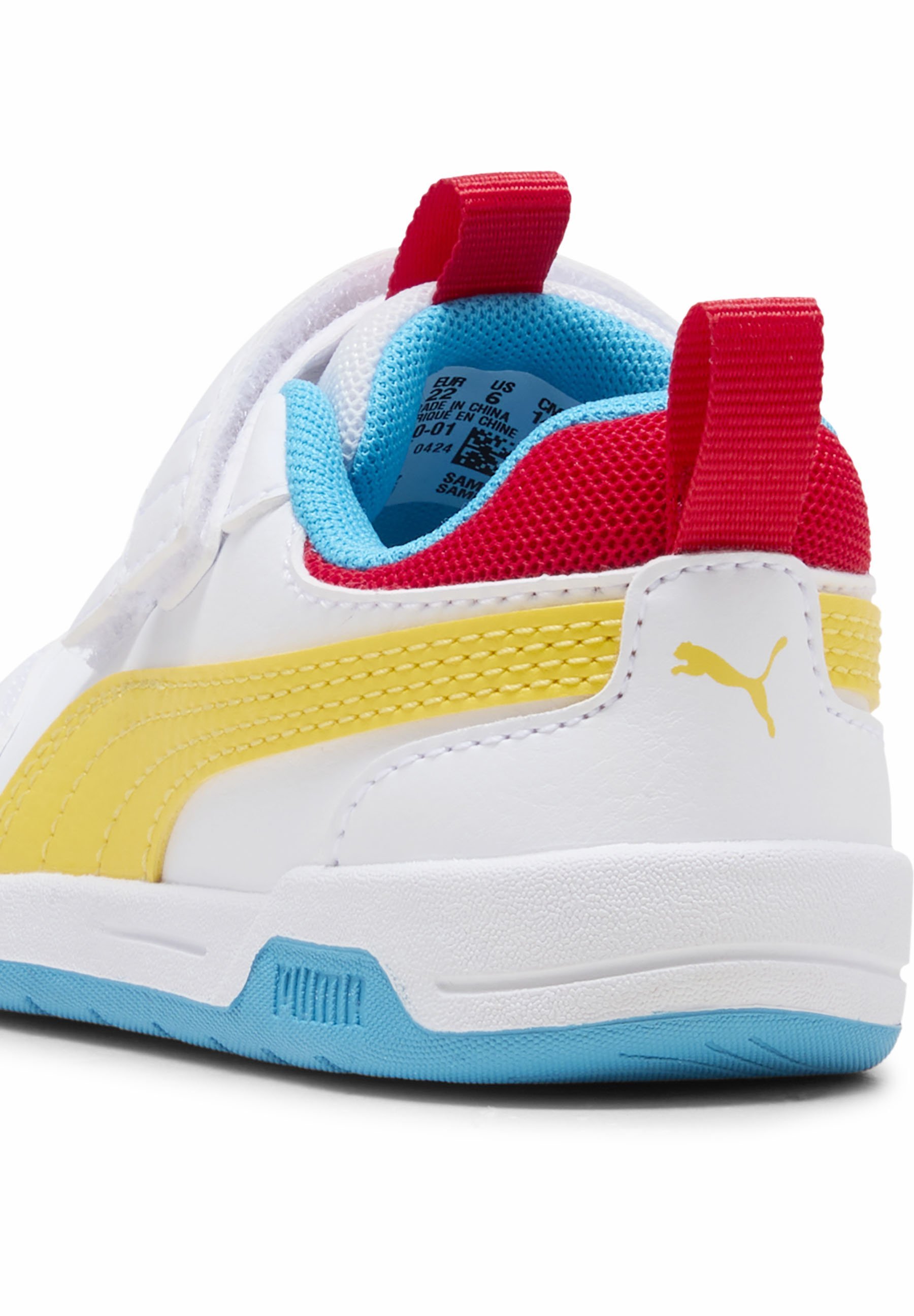 Puma MULTIFLEX - Scarpine per neonati - bianco/giallo peloso