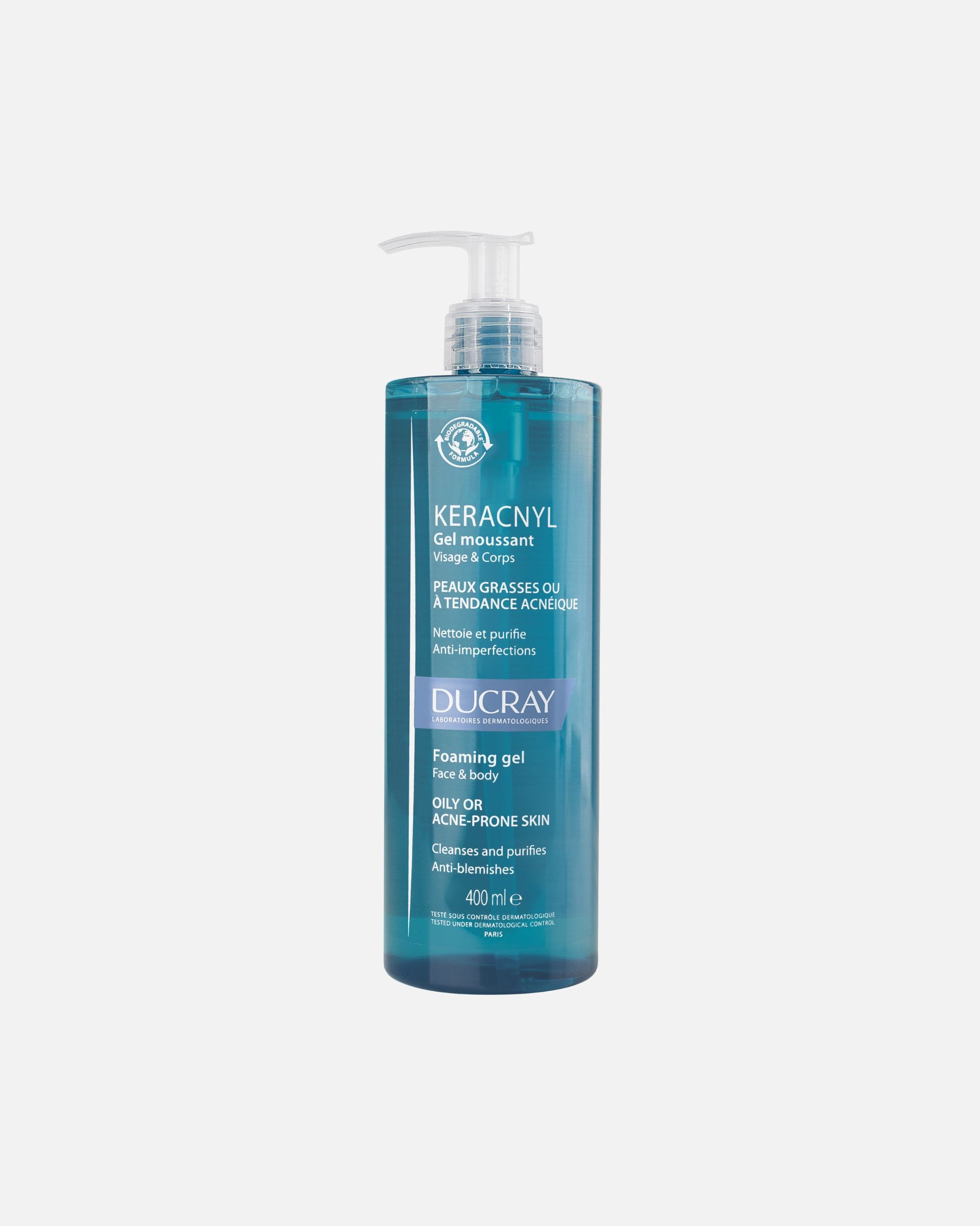 Ducray čistiaci gél KERACNYL penový gél - 200 ml