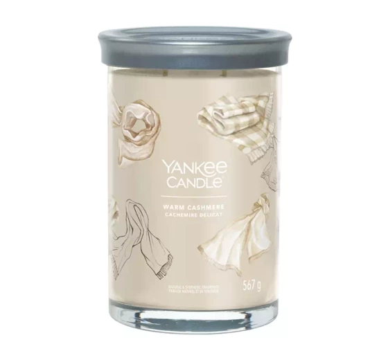 Yankee Candle Signature Tumbler duża świeca zapachowa Warm Cashmere 567 g