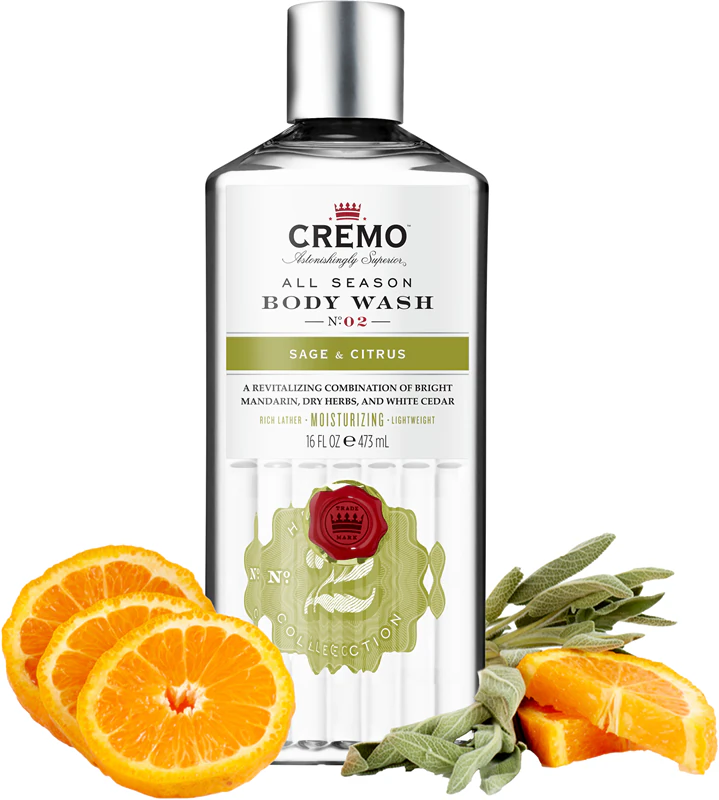 Čisticí sprchový gel Cremo Sage & Citrus