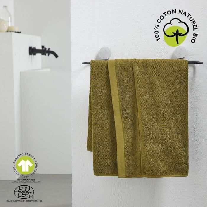 Toalla de baño - HOY - 70 x 130 cm - Algodón - Bronce orgánico