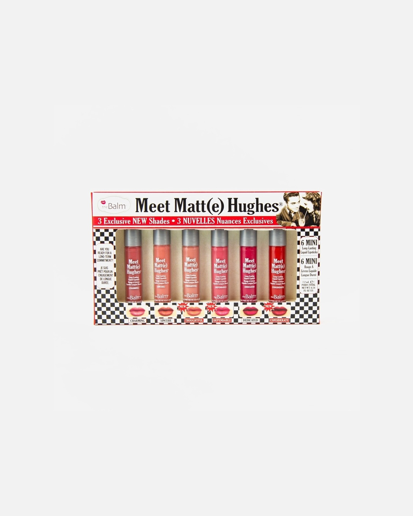 „theBalm“ lūpų dažų rinkinys „Meet Matte Hughes“ – mini rinkinys Nr. 14 – 1 vnt.