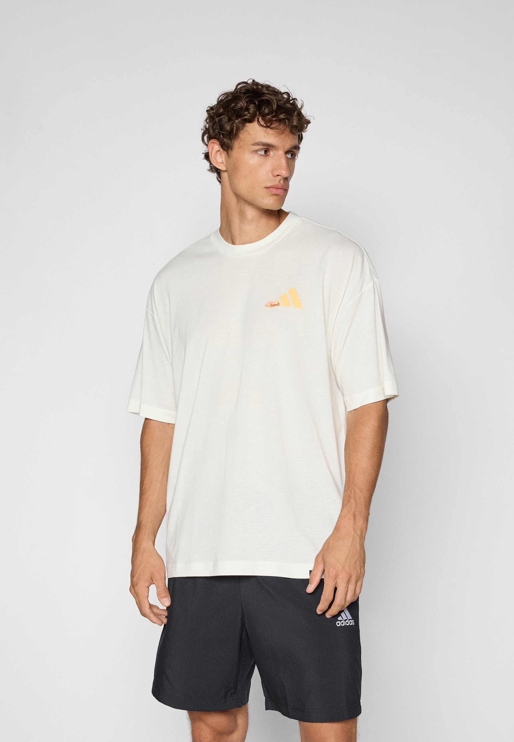 adidas Performance T-shirt - Sport T-shirt - gebroken wit