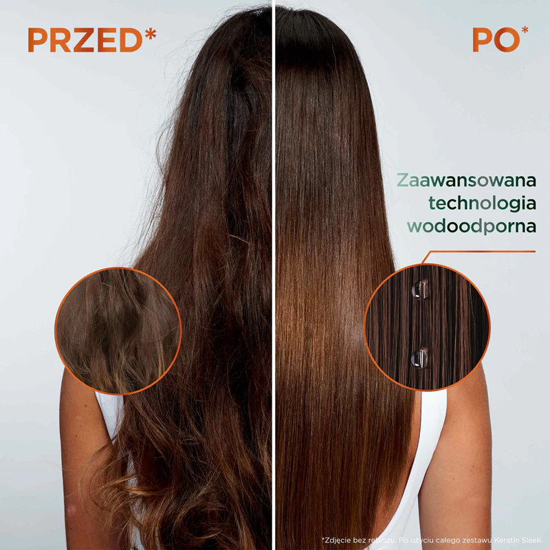 Garnier Fructis Keratin Sleek Haarmaske mit Keratin und Arganöl