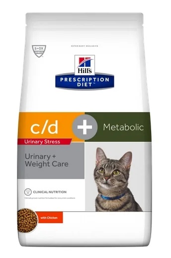 HILL'S PET NUTRITION Pd Feline C/D Str+Metab 1,5 kg