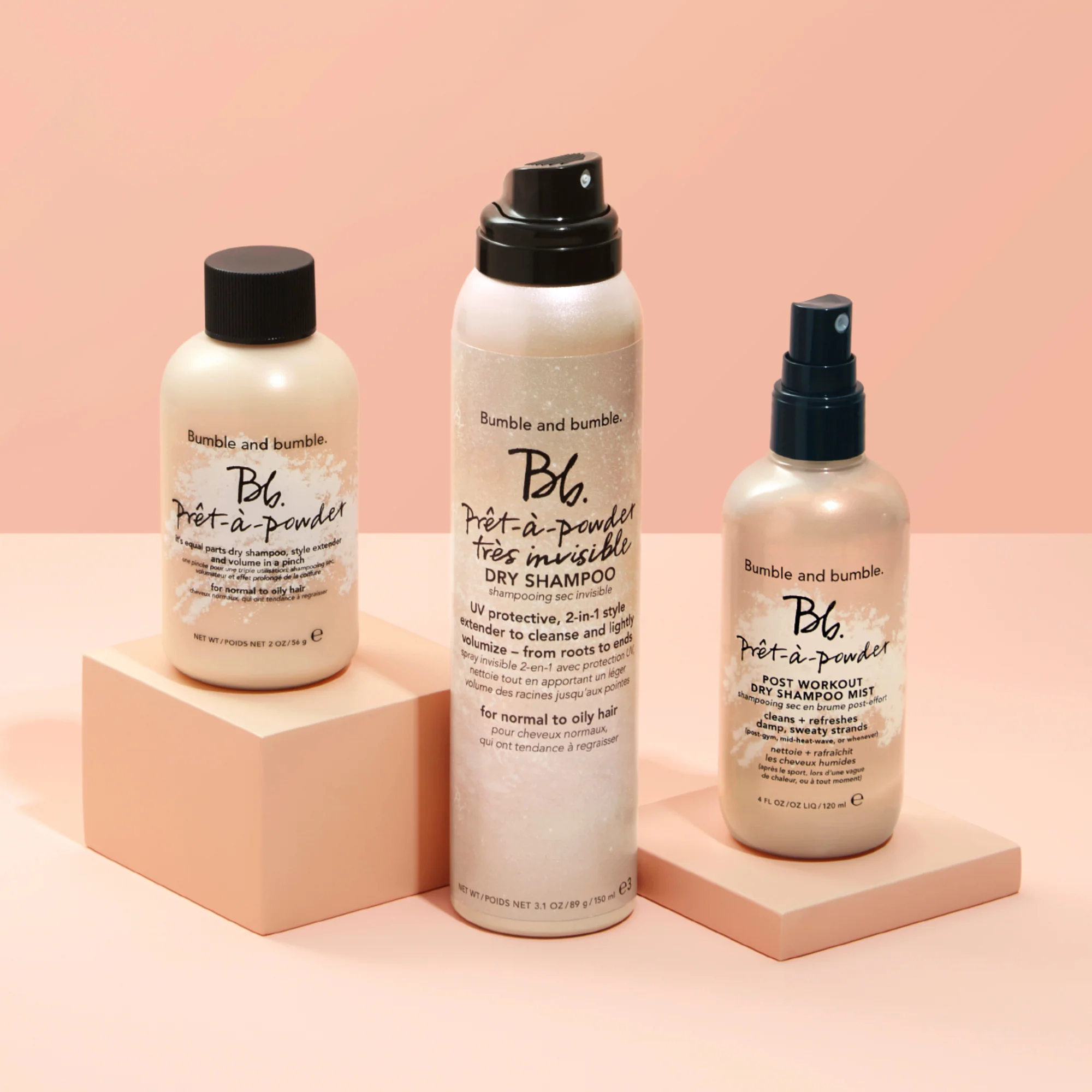 Prêt-à-powder Post Workout Dry Shampoo Mist - Shampoo Secco