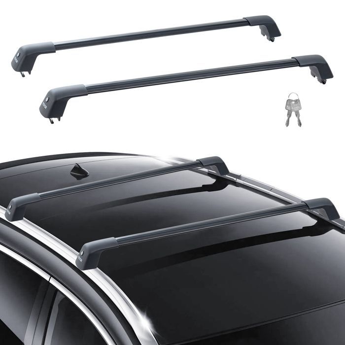 Barras transversales de techo universales VEVOR - 122,8 cm - Barras de techo de aluminio para coches - para SUV, sedanes y furgonetas