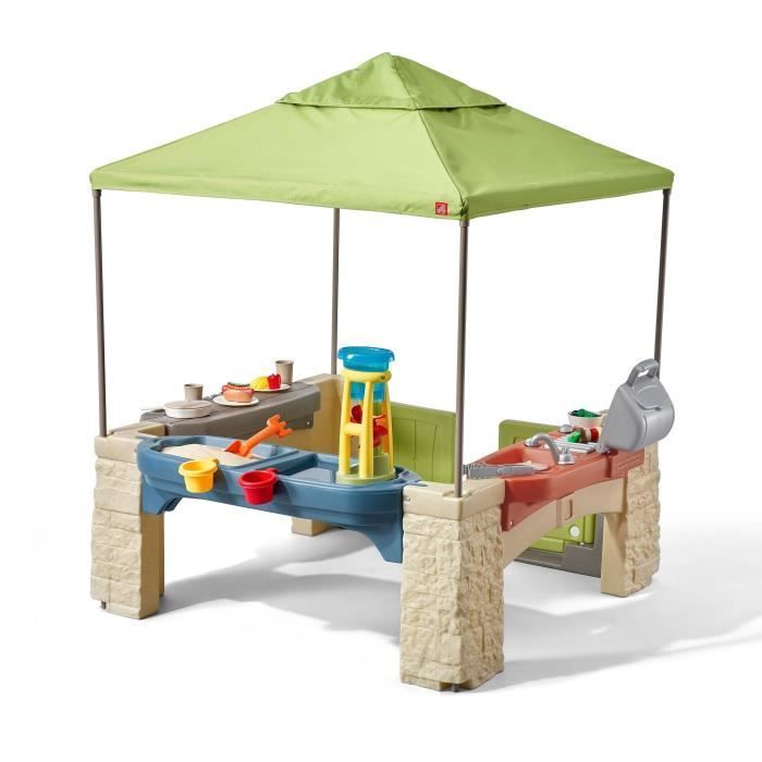 Casetta per bambini con cucina e accessori - STEP2 - Casetta multifunzionale - Plastica stampata a rotazione - Unisex