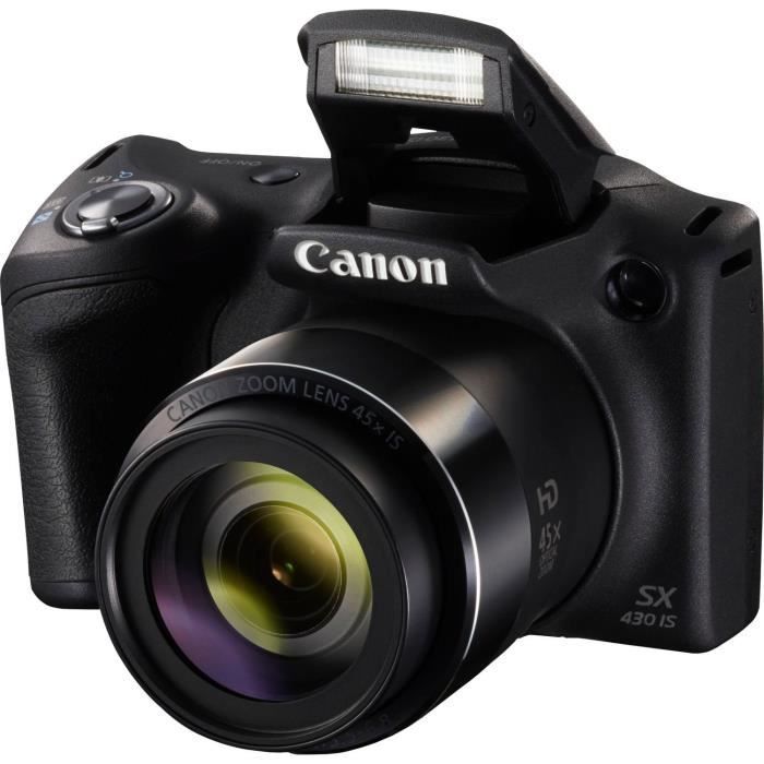 Appareil photo Bridge CANON PowerShot SX431 - Zoom X45 - 20Mp - Noir