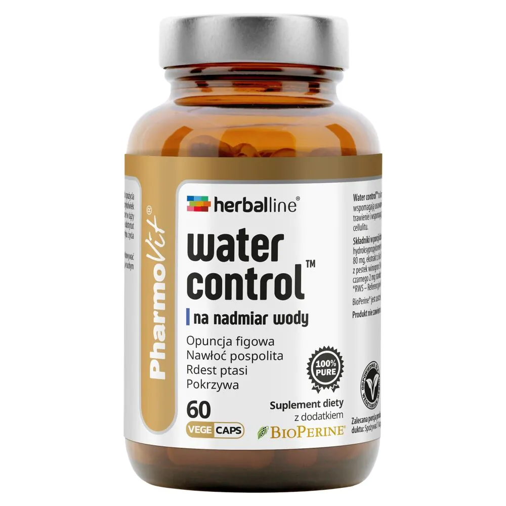 PharmoVit Herballine Water Control Na nadmiar wody Kapsułki