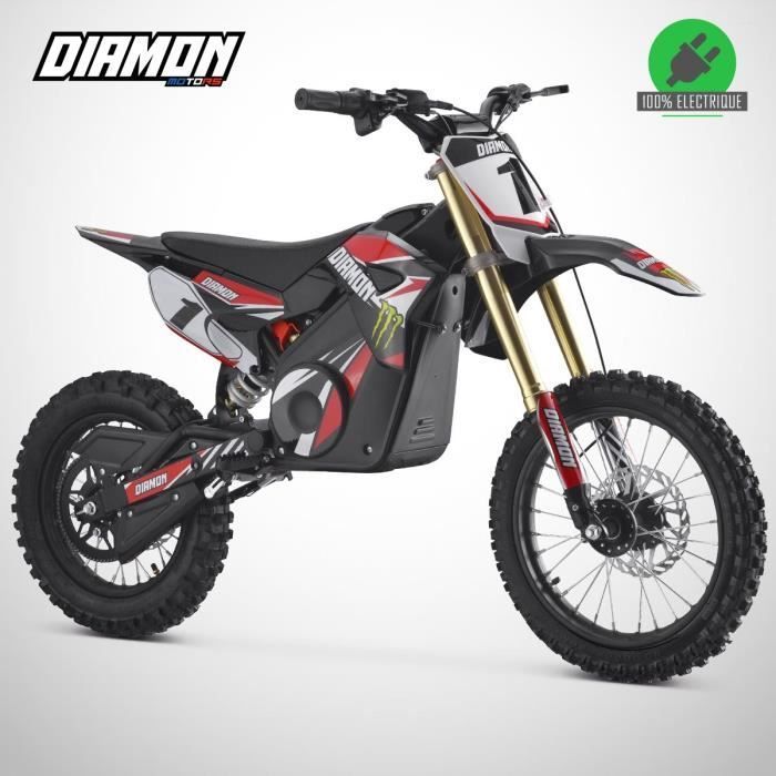 Elektrische kindermotorfiets 1300W / ORION 1300W Motocrossfiets / 14/12 / Editie 2024 / Rood