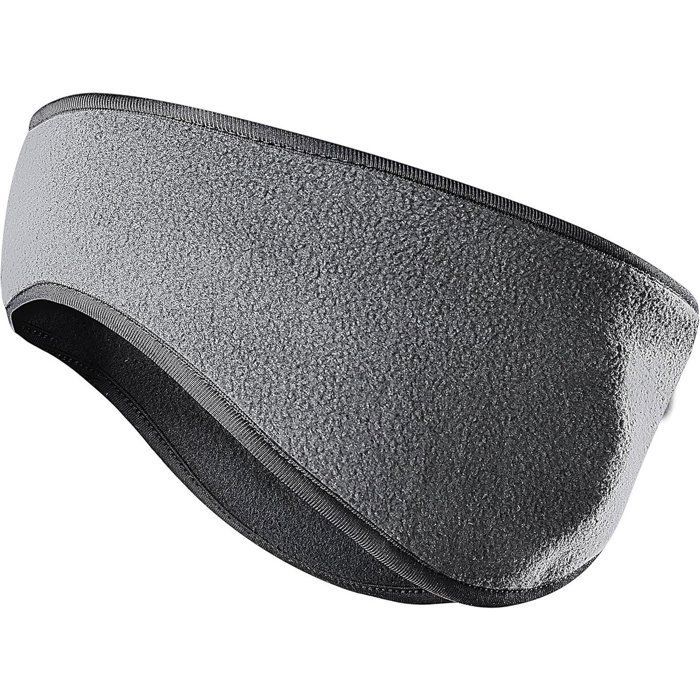 Earmuffs for men, women and children – Winter headwear for running, cycling and skiing in cold weather, grey