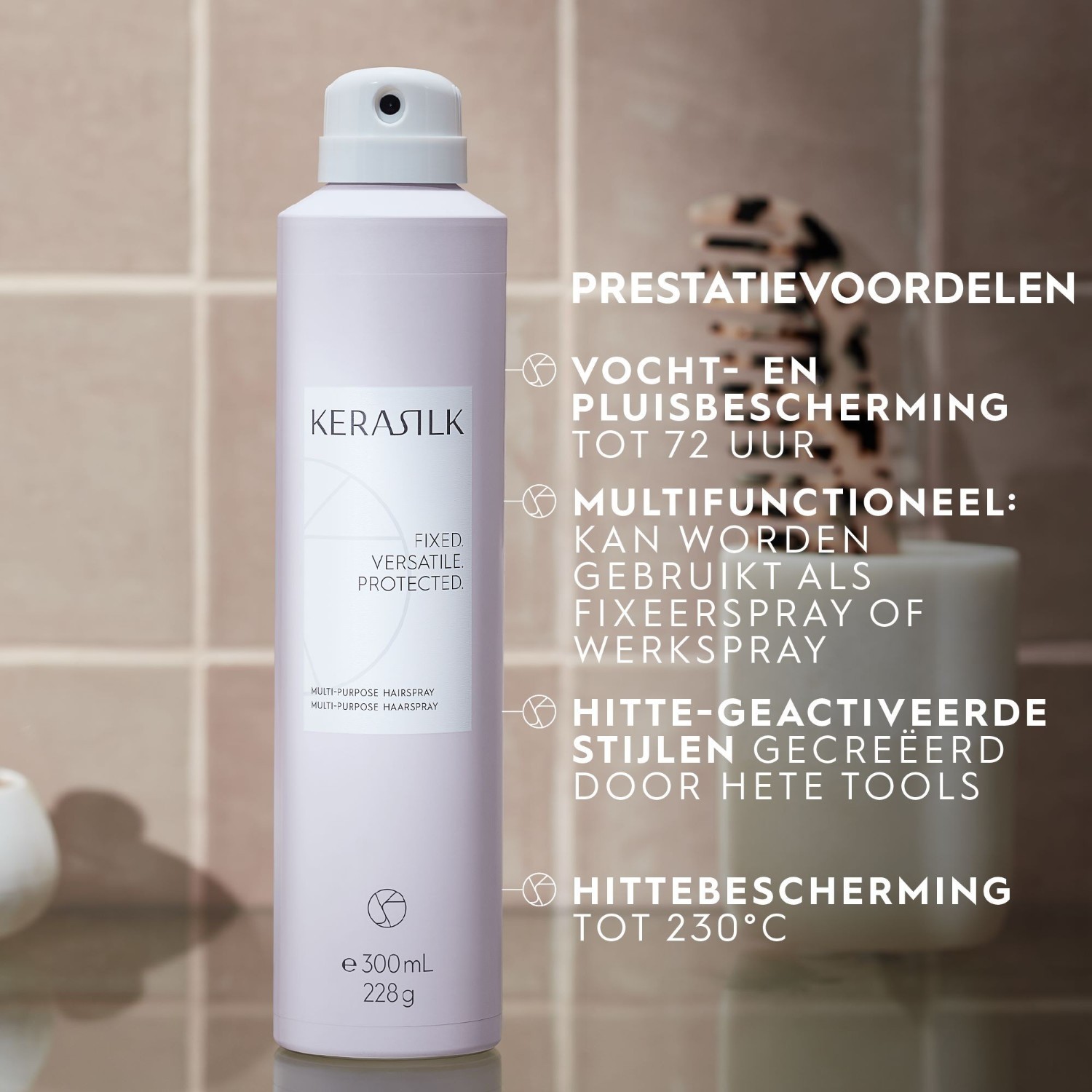 KERASILK višenamjenski lak za kosu - 75 ml