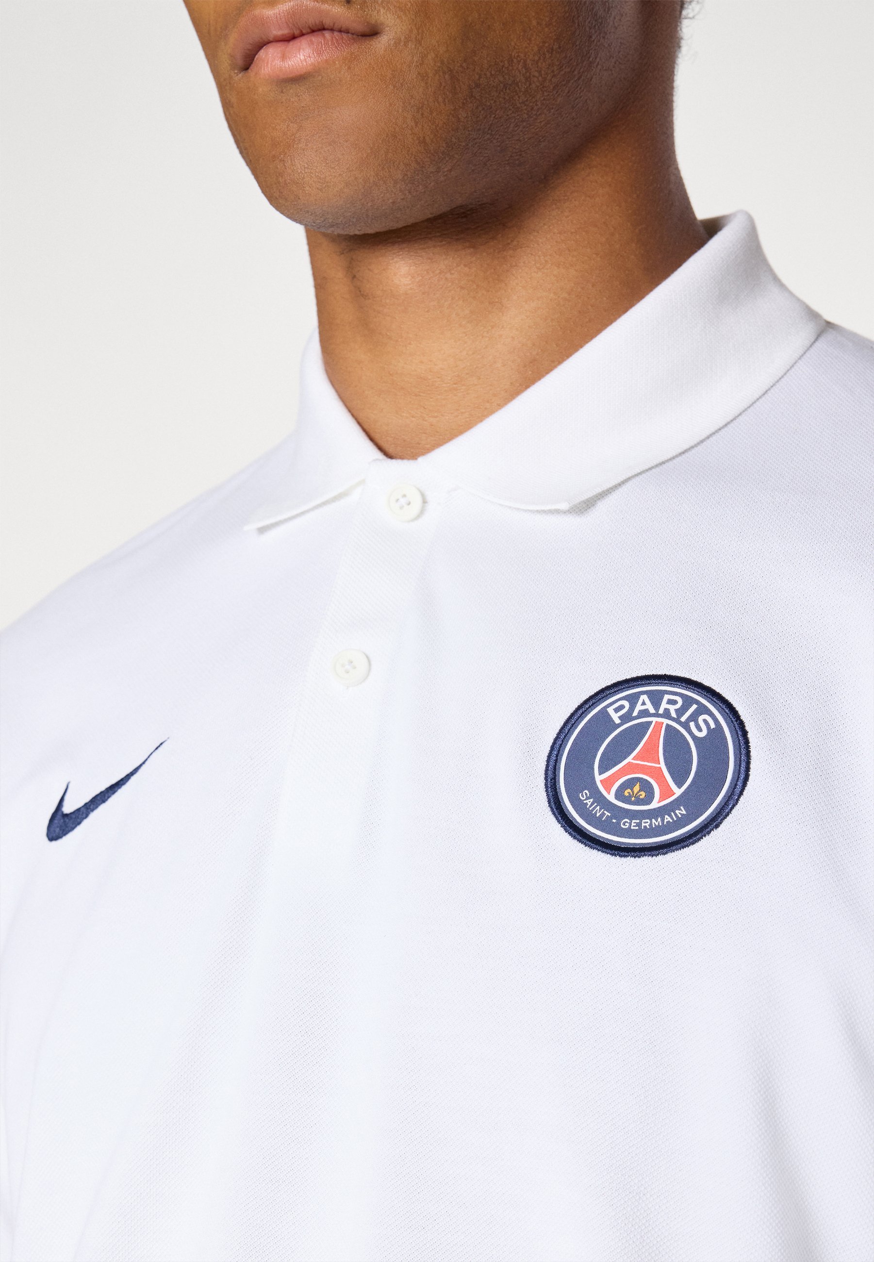 PARIS SAINT-GERMAIN POLO - Klubové oblečení - white/midnight navy
