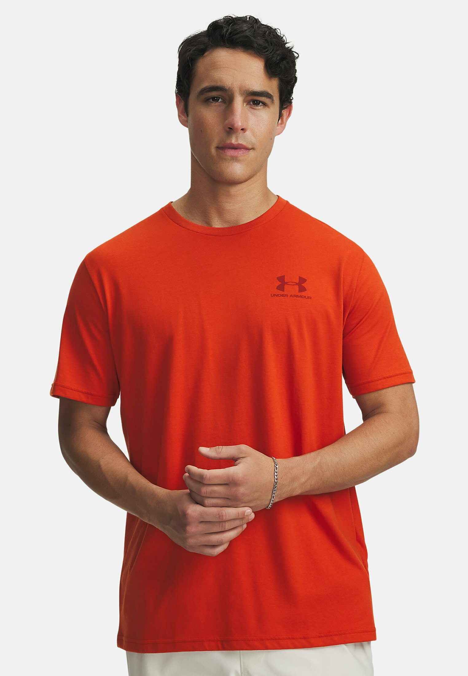 LEFT CHEST LOGO - T-shirts med print - blackUnder Armour