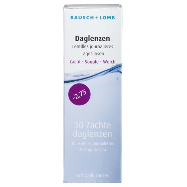 Bausch + Lomb -2.75 meka dnevna kontaktna sočiva<br>Medicinski proizvod - 30 komada